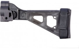 SB Tactical SBT5A01SB SBT5A  Side Folding Black Synthetic with 10.50" & Nylon Strap for H&K MP5, MP5K (Tube Not Included)