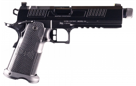 Alpha Foxtrot AF1911-ROMULUS 5" Threaded Barrel, Optic Ready, RMSC Footprint, 1911 9mm Pistol, 19rd Magazine,  DLC Finish - 48408