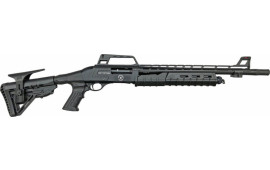 Silver Eagle Arms RZ17TAC RZ17 Tactical 12 Gauge 3" 18.50" 4+1 Black Rec Black Fixed Adjustable Comb Stock Rail Pistol Grip