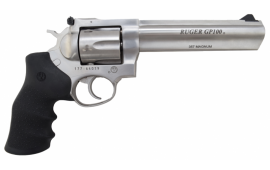 Ruger GP100 STANDARD 357 MAG DA 6" BBL Satin STS