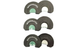 Woodhaven WH091 Ninja  Diaphragm Call Triple Reed Attracts Turkeys Black 3 Per Pkg