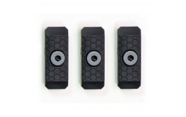 Slate Black Industries 1-Slot Rail MLOK Slate Panels (3-pack) BLACK, SG-1-BLK