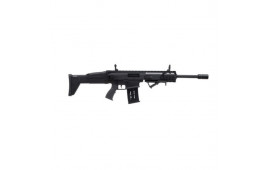 Panzer Arms SCRXII PRO Semi-Automatic 12 Gauge Shotgun, 18.5" Barrel, 5+1 Capacity, Flip-Up Sights, QD Sockets - Angled Foregrip - Black - PASCRXIIPROB