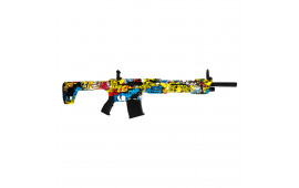 Tokarev USA TAR 12UC Semi-Auto 12 Gauge AR-12 Shotgun, 18.5" Barrel, Choke Set, Flip-up Sights, 3" Chamber, Urban Grafitti Camo - TAR12UC           