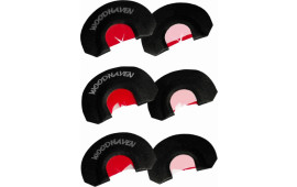 Woodhaven WH303 Red Ninja Reverse Hammer Diaphragm Call Triple Reed Attracts Turkeys Black