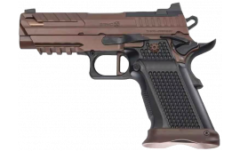 Fusion XP-9 PRO, 4" Barrel, Optic Ready, Glock Magazine Compatible, Magwell, Flat Trigger, Extended Slide Release, Exclusive Color BRONZE - GXP9BR