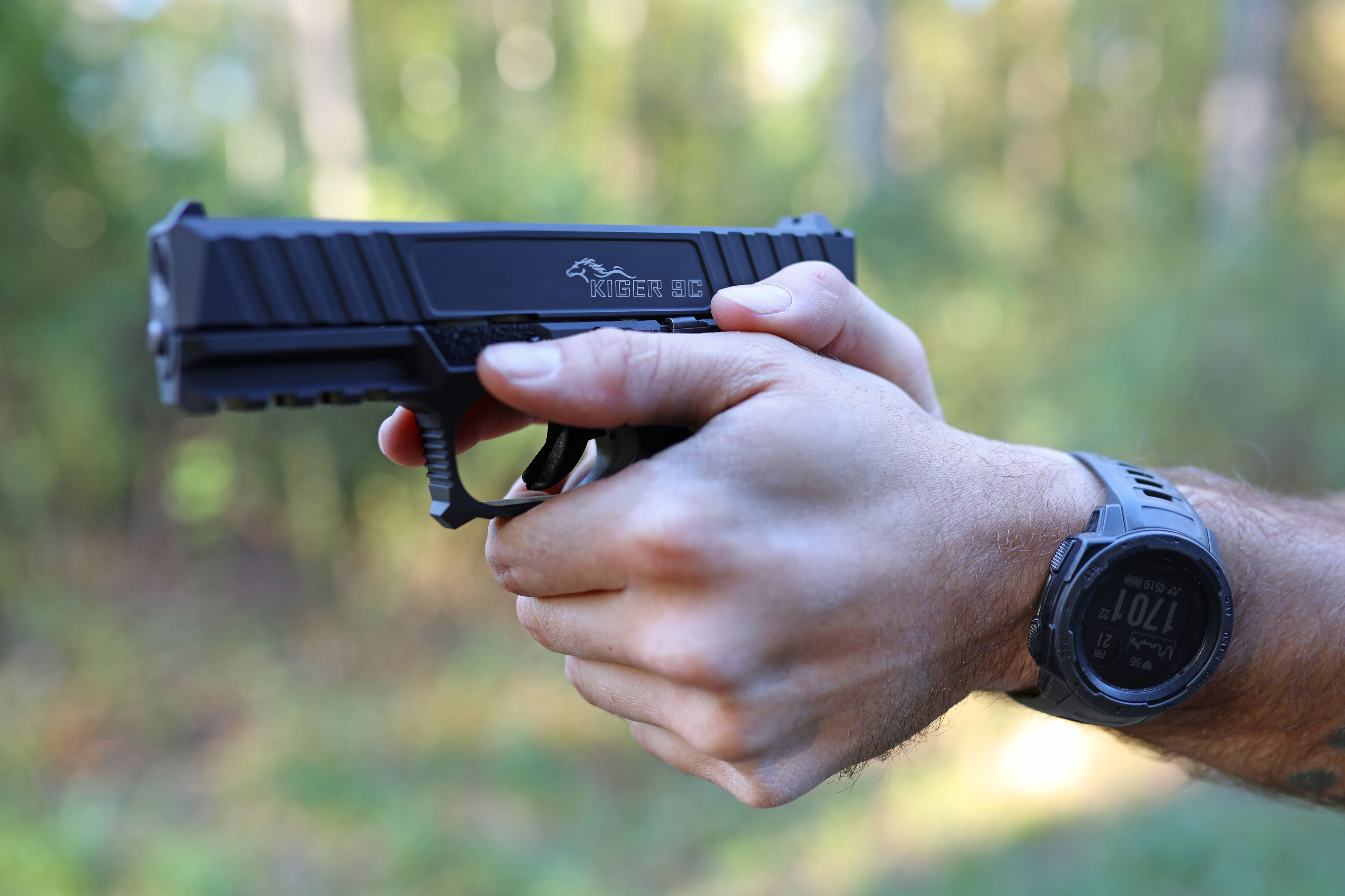 Closeup Of Kiger 9C Trigger
