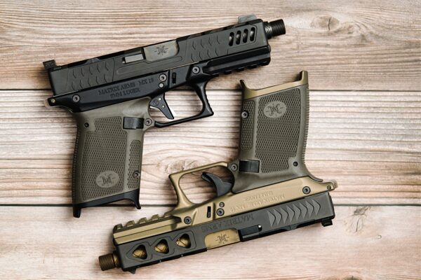 Two MX19 Metal Frame 9mm Pistols