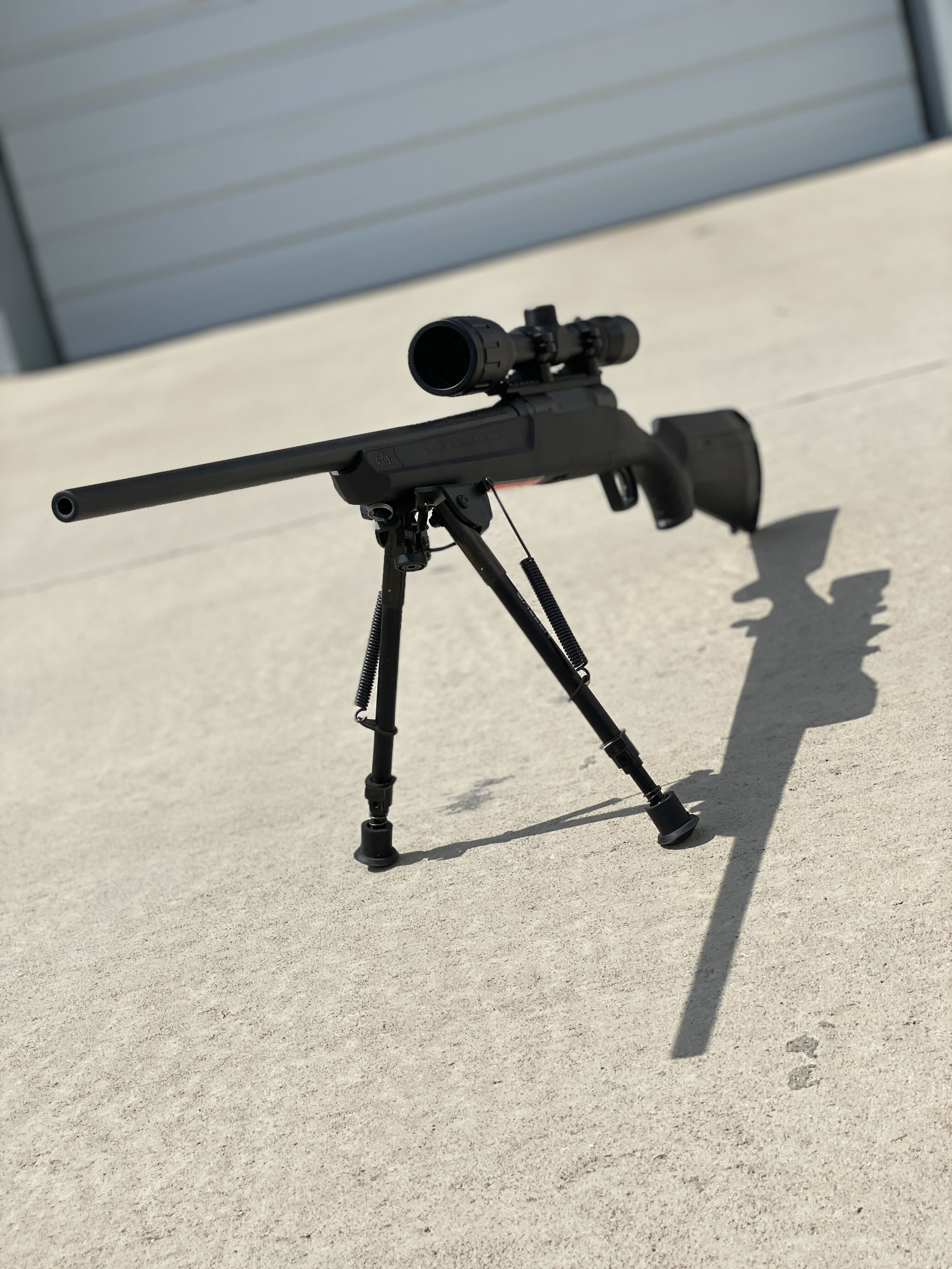 The Savage Axis II XP with Allen Bipod deployed